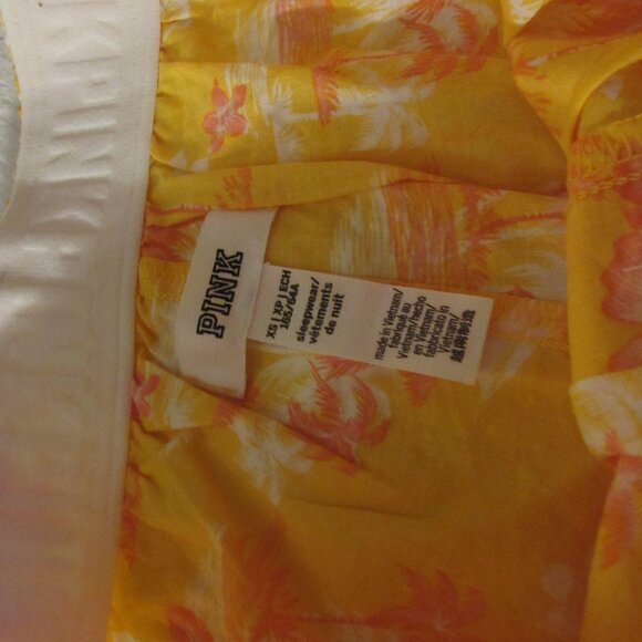 Victoria's Secret PINK Orange Palm Tree Sleep Shorts  XS - Picture 5 of 6